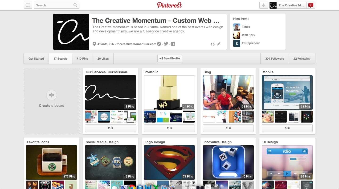 pinterest business page pinterest business page
