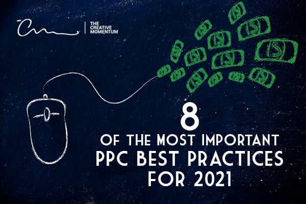 2021 PPC Best Practices - In 2021, these 8 PPC strategies are the most important for marketing success. Computer mouse connected to dollar bills.