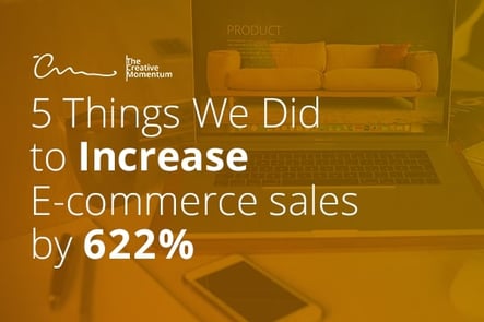 5 Things We Did to Increase E-commerce Sales by 622%