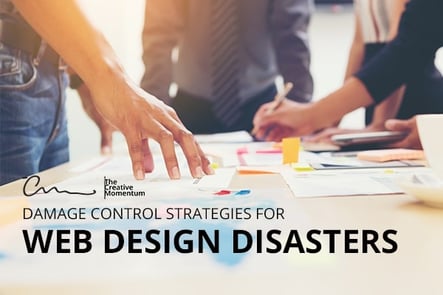 Damage Control Strategies for Web Design Disasters