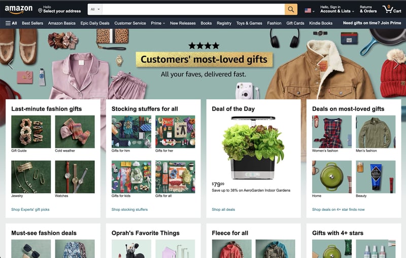 The king of information architecture? Amazons intuitive interface is one of the biggest components behind their success.