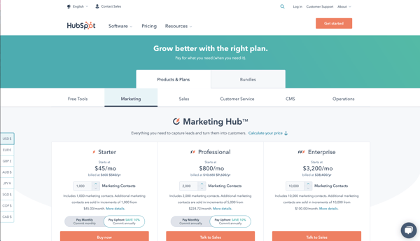 Website pricing page best practices - Offering clear discounts on the pricing page is one of the best, time-tested ways to encourage customers to buy.