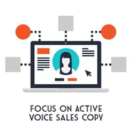 All ecommerce landing pages should have active sales copy to generate interest.