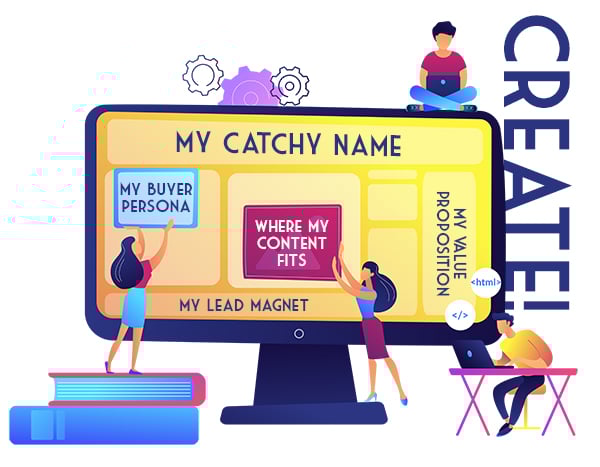 Follow these steps to create a lead magnet - create a catchy name, buyer personas, a value prop and understand where your content fits.
