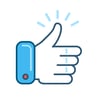 Google Local Trust Pack Benefits for SEO - smart ads created from business profile  information means less work for you - thumbs up icon