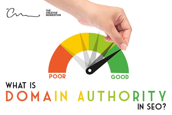 SEO Domain Authority - What is domain authority? A rating meter from poor to good for domain authority quality