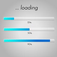 Improve Your B2C Web Design - Reduce page load times; Loading progress bars