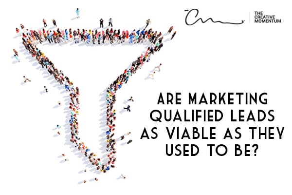 Are Marketing Qualified Leads as Viable as They Used to Be? Aerial perspective of people forming a funnel
