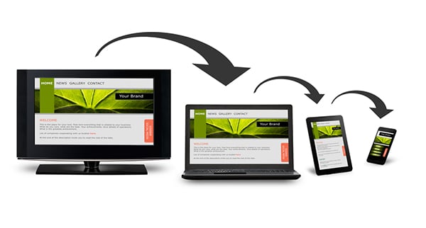 What is responsive design? Responsive design automatically adjusts its web design according to the end user's device