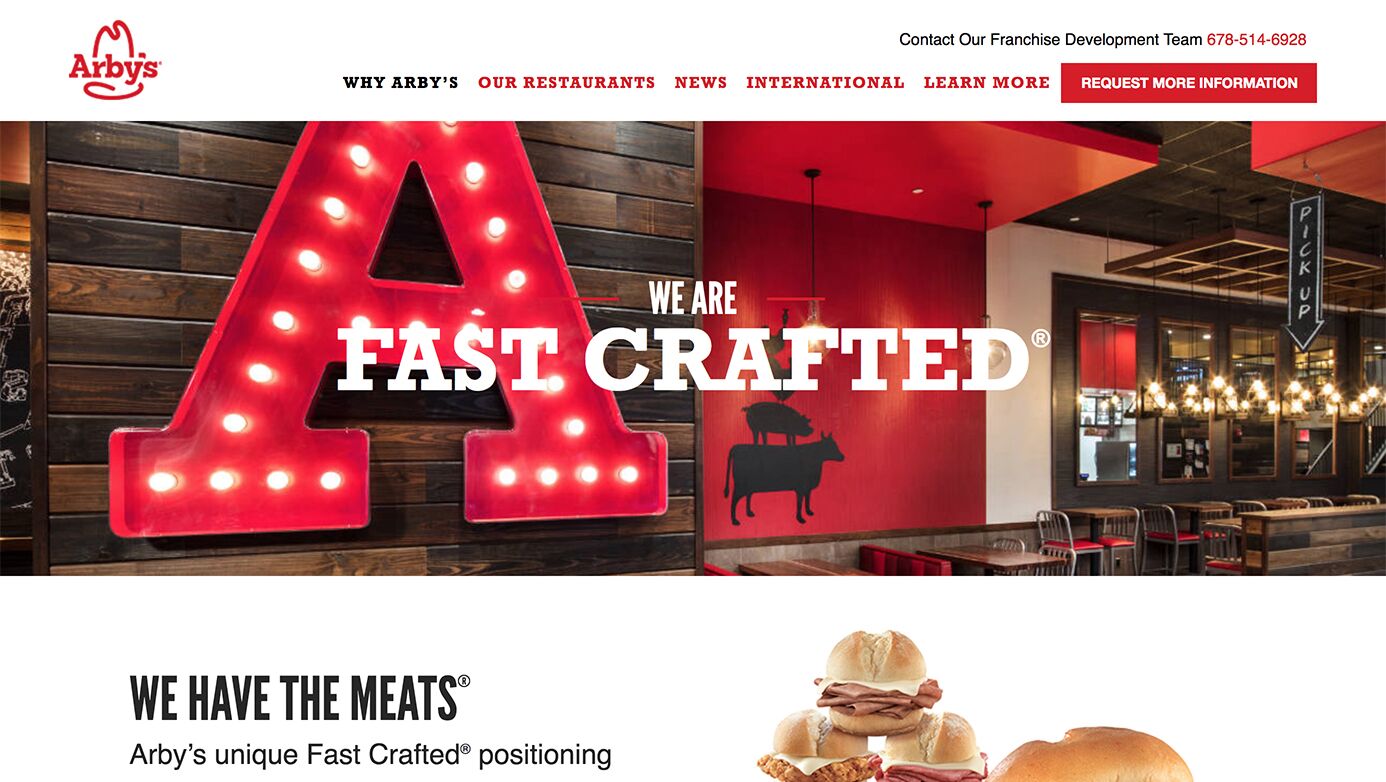 Arby's Franchising | The Creative Momentum - Web Design & Digital Marketing