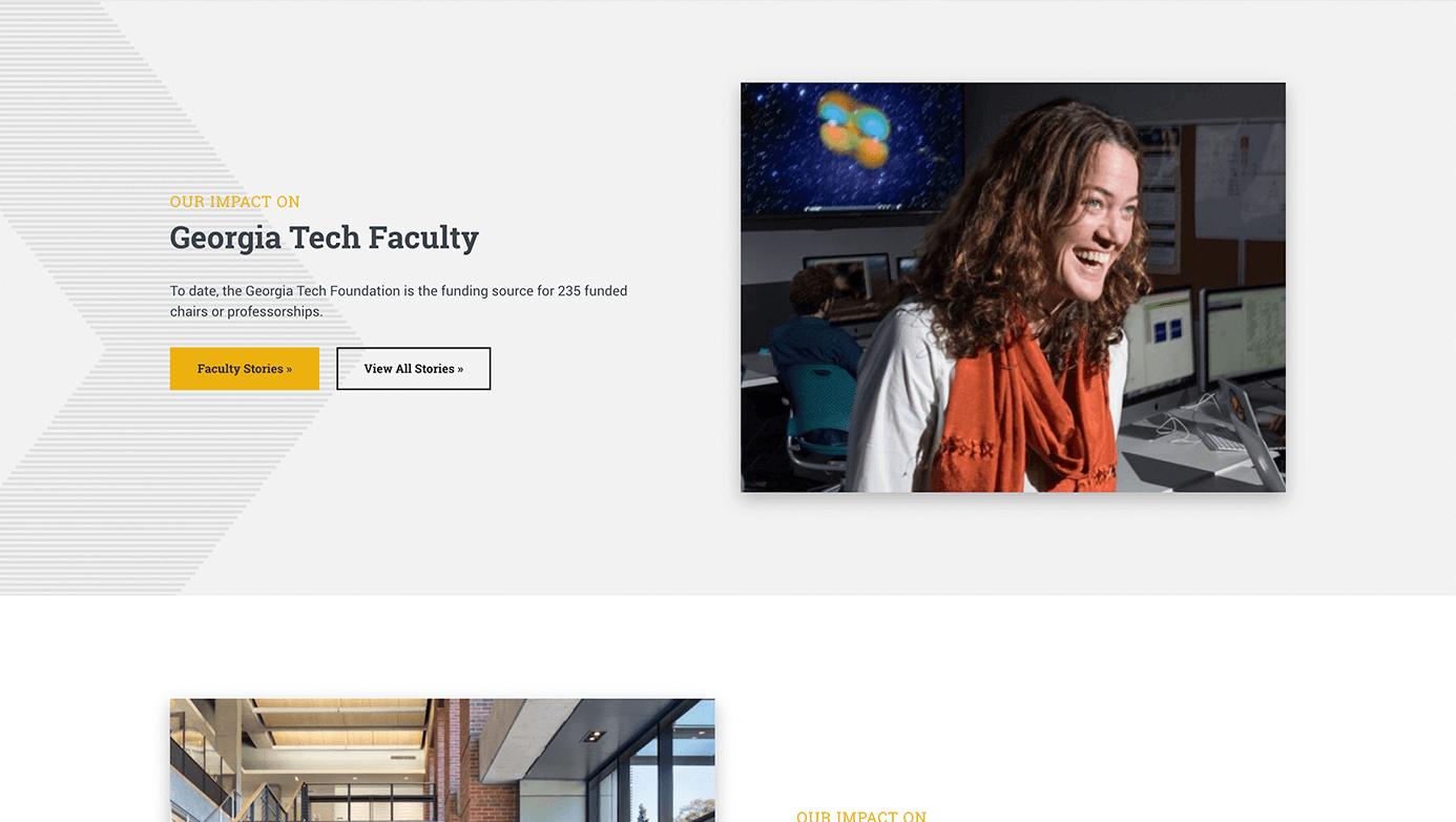 Georgia Tech Foundation | The Creative Momentum - Web Design & Digital Marketing