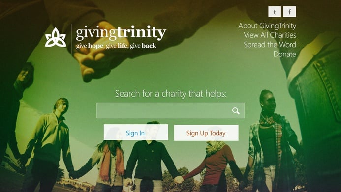 Giving Trinity | The Creative Momentum - Web Design & Digital Marketing