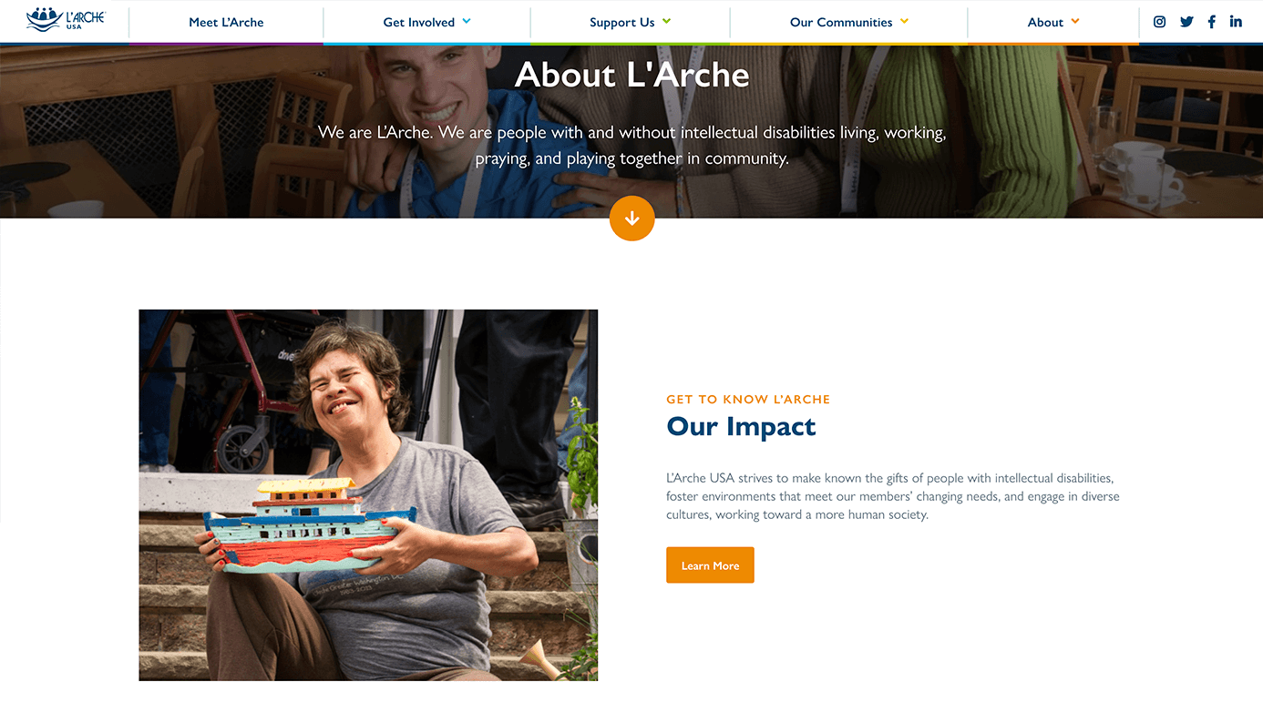 L'Arche | The Creative Momentum - Web Design & Digital Marketing