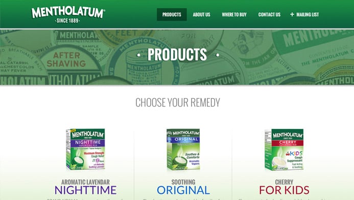 Mentholatum Ointment | The Creative Momentum - Web Design & Digital Marketing