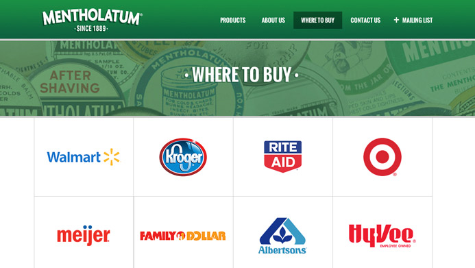 Mentholatum Ointment | The Creative Momentum - Web Design & Digital Marketing