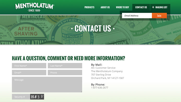 Mentholatum Ointment | The Creative Momentum - Web Design & Digital Marketing