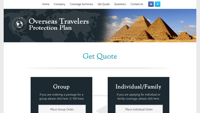 Overseas Travelers | The Creative Momentum - Web Design & Digital Marketing