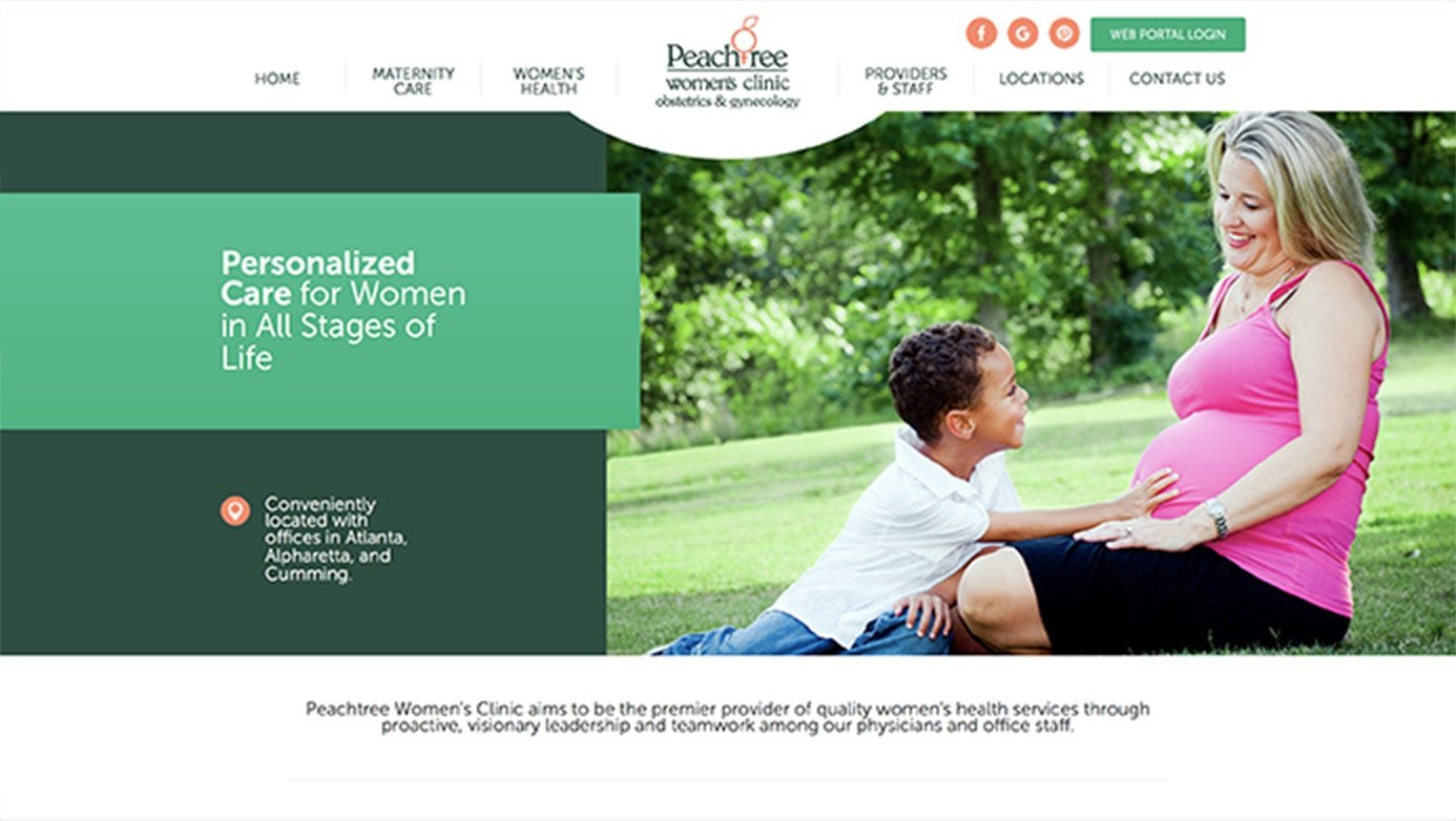 Peachtree Women's Clinic | The Creative Momentum - Web Design & Digital Marketing