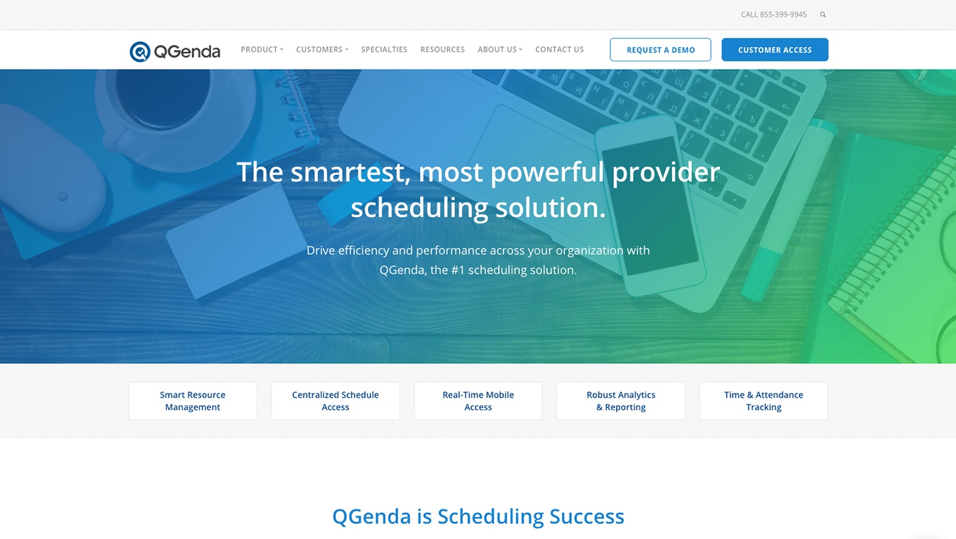 QGenda Company | The Creative Momentum - Web Design & Digital Marketing