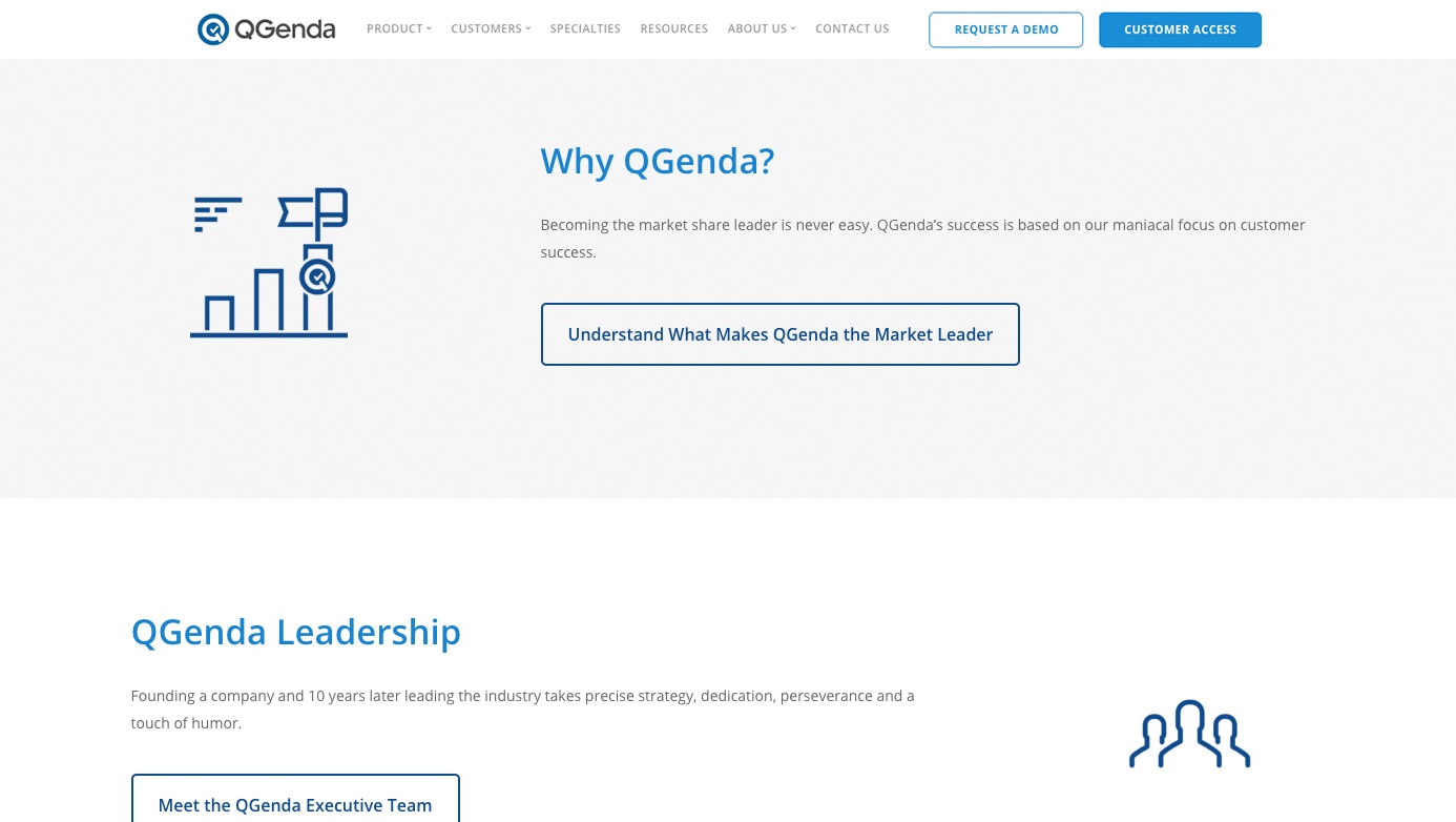 QGenda Company | The Creative Momentum - Web Design & Digital Marketing