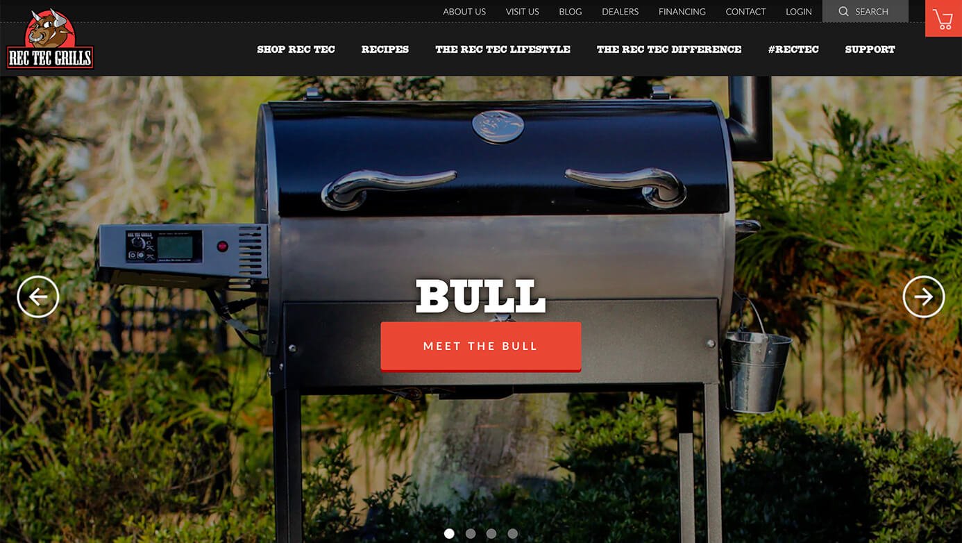 REC TEC Grills| The Creative Momentum - Web Design & Digital Marketing