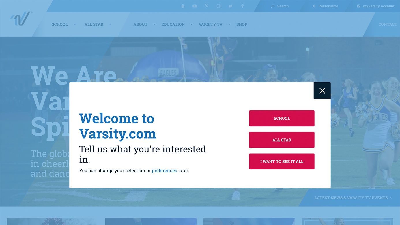Varsity | The Creative Momentum - Web Design & Digital Marketing