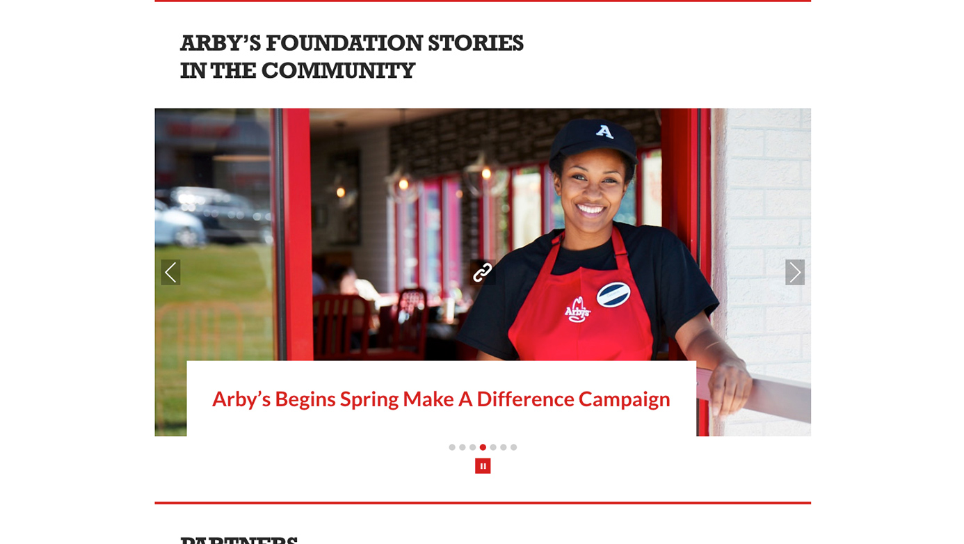 Arby's Foundation | The Creative Momentum - Web Design & Digital Marketing