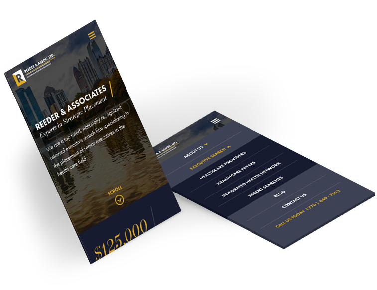 Reeder & Associates Reponsive Design Reeder & Associates Mobile