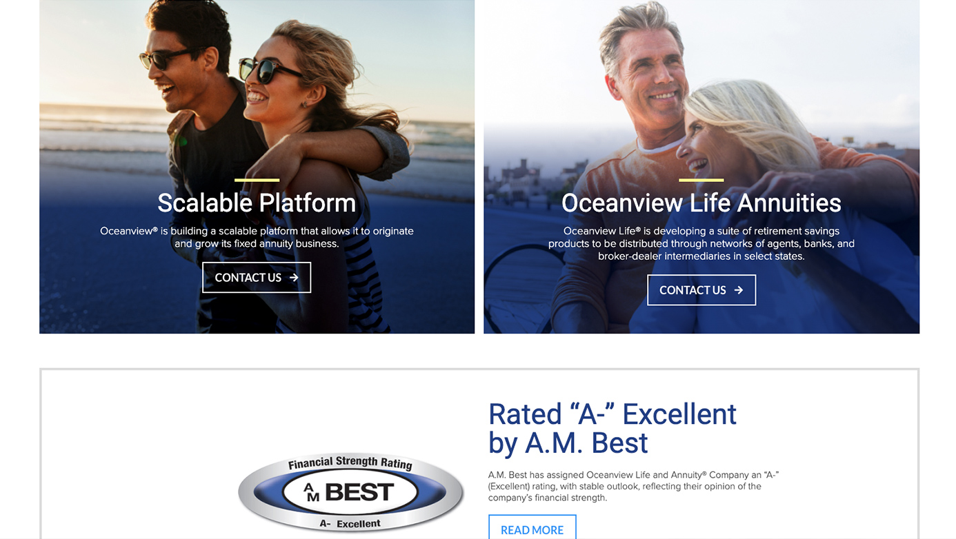 Oceanview Life and Annuity Company | The Creative Momentum - Web Design & Digital Marketing