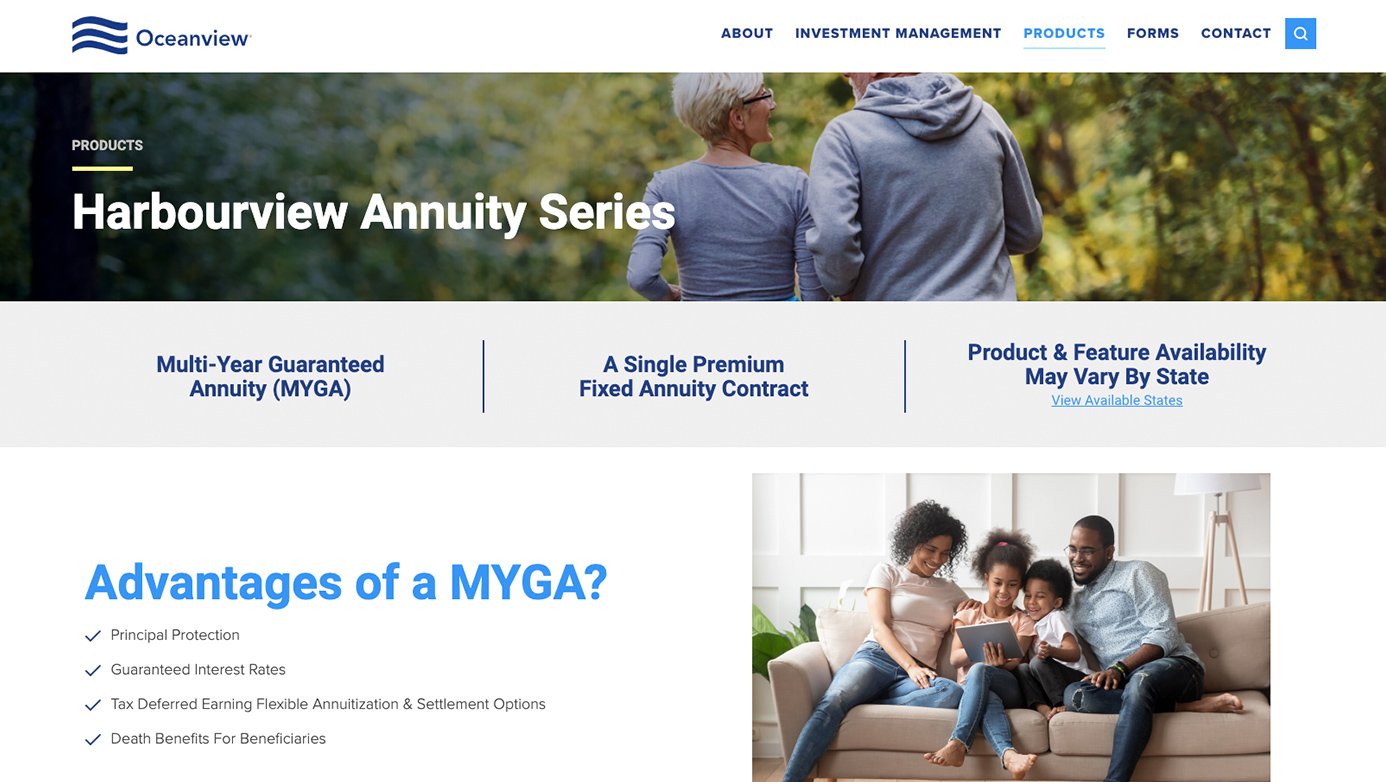 Oceanview Life and Annuity Company | The Creative Momentum - Web Design & Digital Marketing